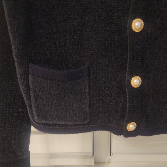 ELIE TAHARI Eclipse Cardigan with Gold Buttons Size S - Picture 2 of 5
